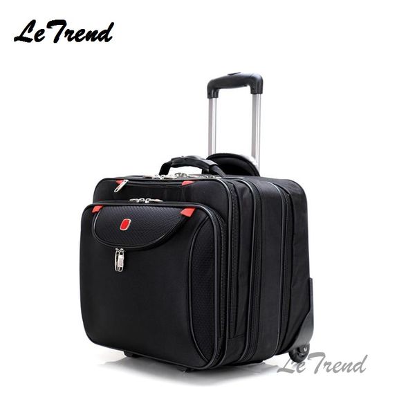 letrend new oxford rolling luggage casters 18 inch men multifunction boarding suitcase large capacity travel luggage
letrend new oxford rolling luggage casters 18 inch men multifunction boarding suitcase large capacity travel luggage