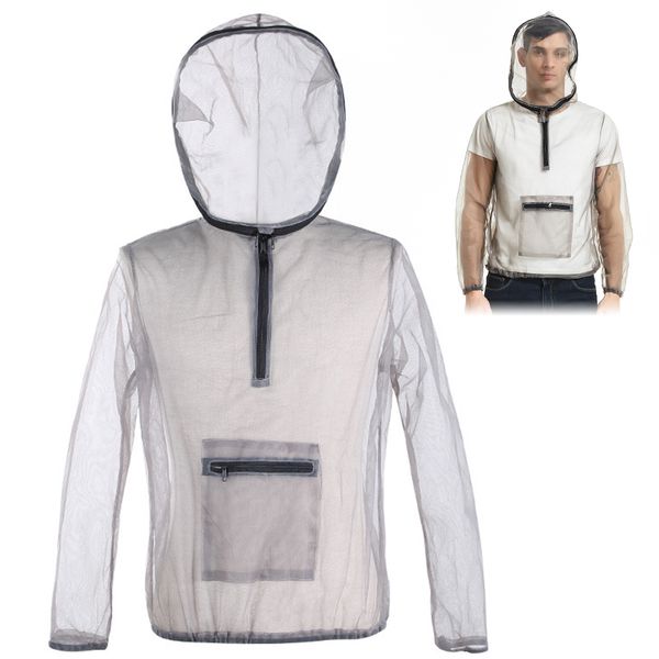 outdoor ultralight mesh hooded bug jacket anti-mosquito see through protective mesh shirt insect shield for camping fishing, Gray;blue
outdoor ultralight mesh hooded bug jacket anti-mosquito see through protective mesh shirt insect shield for camping fishing, Gray;blue