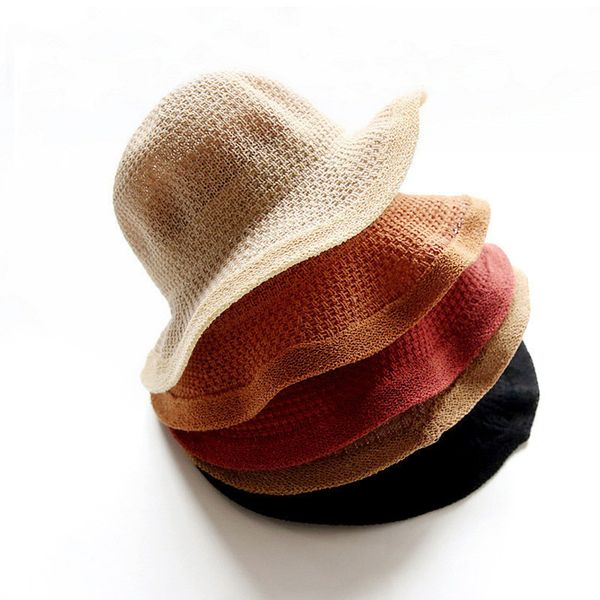 korea solid knit bucket hats women summer sun protector hat outdoors casual caps breathable dome cap collapsible 56-58cm, Blue;gray
korea solid knit bucket hats women summer sun protector hat outdoors casual caps breathable dome cap collapsible 56-58cm, Blue;gray
