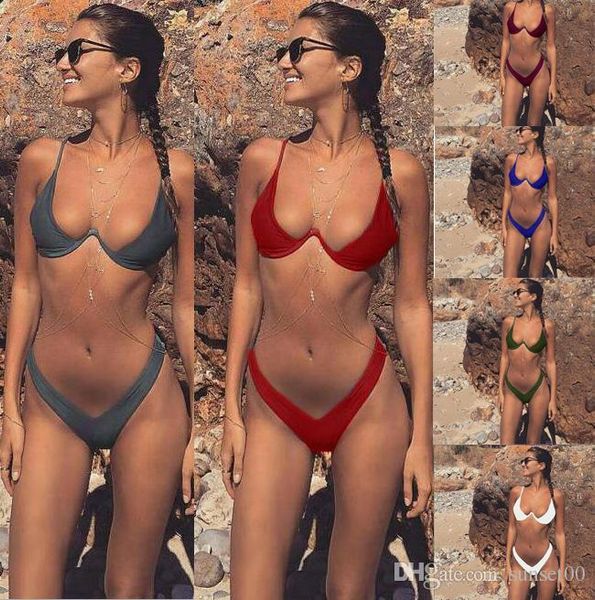 women swimwear push up flexible bras sets pure bikini split swimsuit for beach swimming pool sport
women swimwear push up flexible bras sets pure bikini split swimsuit for beach swimming pool sport