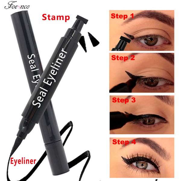 new waterproof double head black wing shape eyeliner stamp seal eyeliner pencil cat eye cosmetic makeup tool maquiagem
new waterproof double head black wing shape eyeliner stamp seal eyeliner pencil cat eye cosmetic makeup tool maquiagem