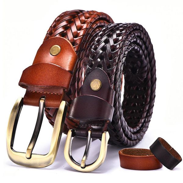 men's leather belt faux leather braided woven korean style casual all-matching simple fashionable tide belts 5 colors, Black;brown
men's leather belt faux leather braided woven korean style casual all-matching simple fashionable tide belts 5 colors, Black;brown