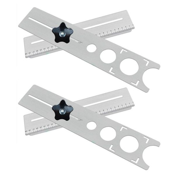 hole opener tile hole locator portable adjustable position ruler building tool multifunction decoration hand tool sets