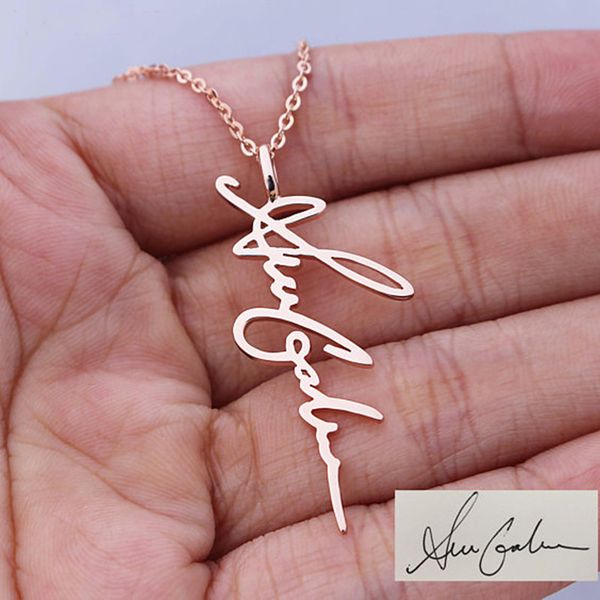 пользовательские actual почерк подпись есть имя ожерелье персонализированного вертикальной letters ожерелья для женщин свадебного подарка на, Silver
пользовательские actual почерк подпись есть имя ожерелье персонализированного вертикальной letters ожерелья для женщин свадебного подарка на, Silver