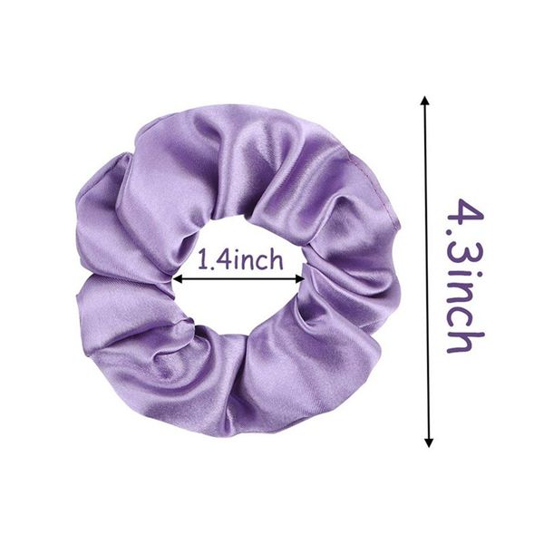 braid maintenance solid color silk satin hair band suitable for women's ponytail 50pcs comfortable accessories monden aug29, Brown
braid maintenance solid color silk satin hair band suitable for women's ponytail 50pcs comfortable accessories monden aug29, Brown