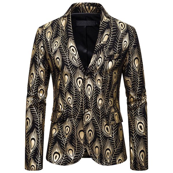 designer mens clothing suits luxury fashion mens blazers feather printed spring jacket stylish fancy males host suits blazers costume, White;black
designer mens clothing suits luxury fashion mens blazers feather printed spring jacket stylish fancy males host suits blazers costume, White;black