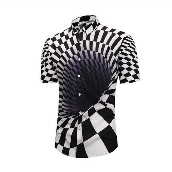 summer style fashion print short sleeved shirts men vertigo hypnotic colorful printing 3d shirts camisas masculina, White;black
summer style fashion print short sleeved shirts men vertigo hypnotic colorful printing 3d shirts camisas masculina, White;black