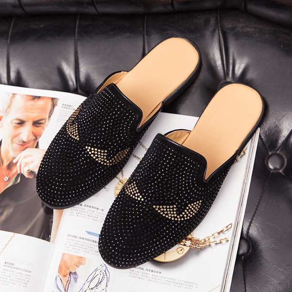 ifrich summer 2020 men half slippers black gold young boy casual shoes half drag men loafer shoe flats shoes
ifrich summer 2020 men half slippers black gold young boy casual shoes half drag men loafer shoe flats shoes