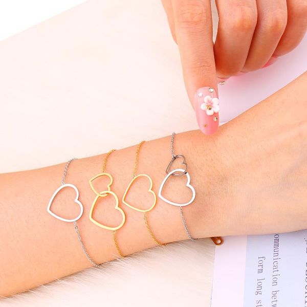 for women fashion stainless steel silver bracelets simple style 2019 heart bracelet jewelry wholesale jesus bracelet jewelr, Black
for women fashion stainless steel silver bracelets simple style 2019 heart bracelet jewelry wholesale jesus bracelet jewelr, Black