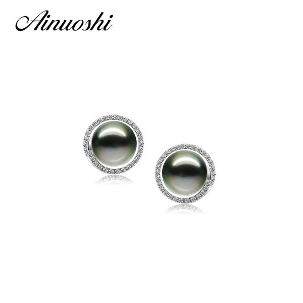ainuoshi 925 sterling silver round shaped studs earrings natural south sea black tahiti pearl 9-9.5mm round pearl studs earrings y200107, Golden;silver
ainuoshi 925 sterling silver round shaped studs earrings natural south sea black tahiti pearl 9-9.5mm round pearl studs earrings y200107, Golden;silver