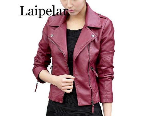 laipelar 2019 new women spring autumn jacket black/red fashion female coat slim pu leather short outwear jacket plus size, Black;brown
laipelar 2019 new women spring autumn jacket black/red fashion female coat slim pu leather short outwear jacket plus size, Black;brown