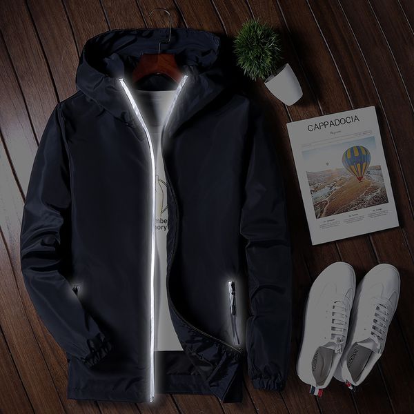 slim fit long sleeve homme trendy windbreaker coat brand clothing hip hop casual coats jacket autumn mens hooded jackets, Black;brown 
slim fit long sleeve homme trendy windbreaker coat brand clothing hip hop casual coats jacket autumn mens hooded jackets, Black;brown