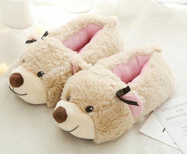 SAGACE Slippers Women Winter Bear Shape Cartoon Plush Soft Bottom Plus Velvet Fabric Low-heeled Large Size W 11 Slippers Women
SAGACE Slippers Women Winter Bear Shape Cartoon Plush Soft Bottom Plus Velvet Fabric Low-heeled Large Size W 11 Slippers Women