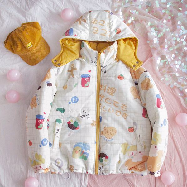 japanese plus size winter jacket cartoon print streetwear harajuku hooded down jacket cotton-padded warm coat, Black
japanese plus size winter jacket cartoon print streetwear harajuku hooded down jacket cotton-padded warm coat, Black