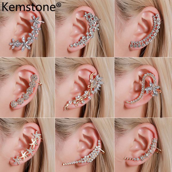 stud kemstone cubic zirconia butterfly flowers gold silver plated alloy ear bone clip earrings jewelry for female women, Golden;silver
stud kemstone cubic zirconia butterfly flowers gold silver plated alloy ear bone clip earrings jewelry for female women, Golden;silver