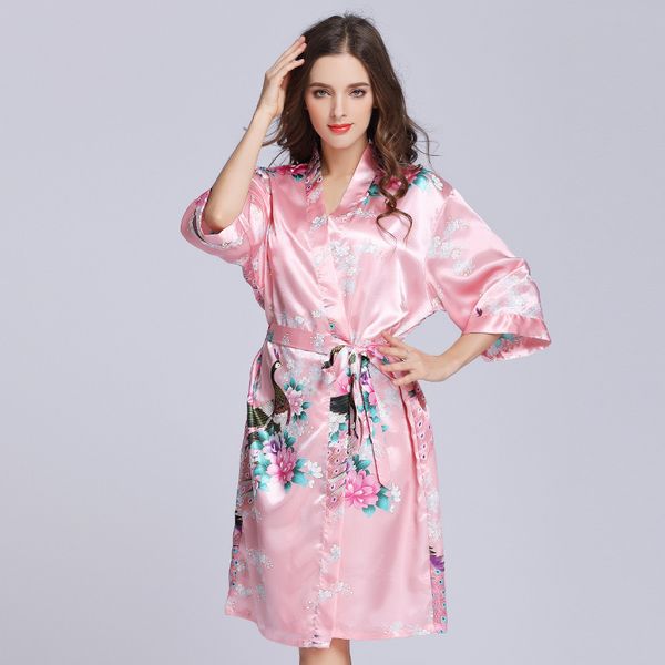 silk satin print robe floral bathrobe short robe night bath fashion dressing gown for women, Black;red
silk satin print robe floral bathrobe short robe night bath fashion dressing gown for women, Black;red