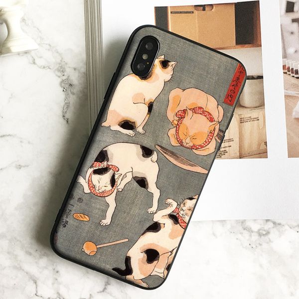капа luxury ukiyoe cats телефон чехол для iphone 11 pro xs max хг 8 7 6s plus 5 se case soft black tpu силиконовый чехол
капа luxury ukiyoe cats телефон чехол для iphone 11 pro xs max хг 8 7 6s plus 5 se case soft black tpu силиконовый чехол