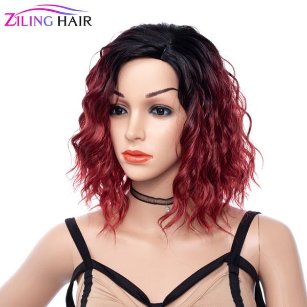 short synthetic hair ombre red water wave women wigs afro heat resistant hair wigs for black women ziling
short synthetic hair ombre red water wave women wigs afro heat resistant hair wigs for black women ziling