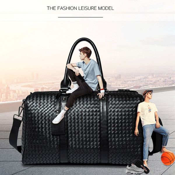 men handbag pu leather large capacity hand weaving handbags fashion shoulder man travel tote bag casual woman messenger crossbody bags
men handbag pu leather large capacity hand weaving handbags fashion shoulder man travel tote bag casual woman messenger crossbody bags