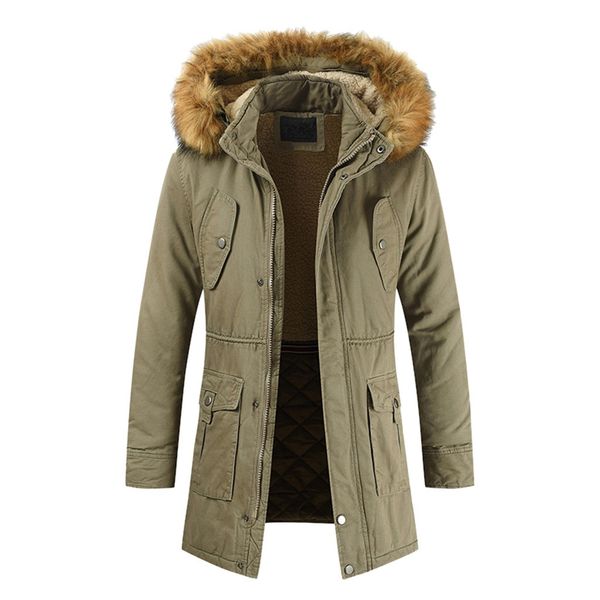 long sleeve outwear coat cotton bomber army korean parka army green winter jacket men zipped warm tracksuit fleece hooded solid, Black
long sleeve outwear coat cotton bomber army korean parka army green winter jacket men zipped warm tracksuit fleece hooded solid, Black