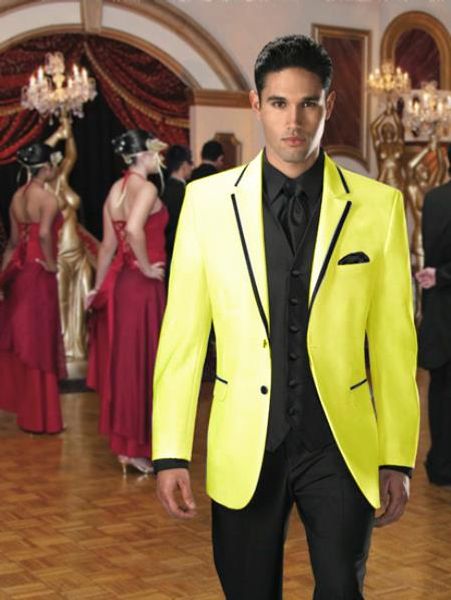 yellow blazer with black pants slim fit groom tuxedos 3 pieces mens wedding prom dinner party suits man suit costume homme, White;black
yellow blazer with black pants slim fit groom tuxedos 3 pieces mens wedding prom dinner party suits man suit costume homme, White;black