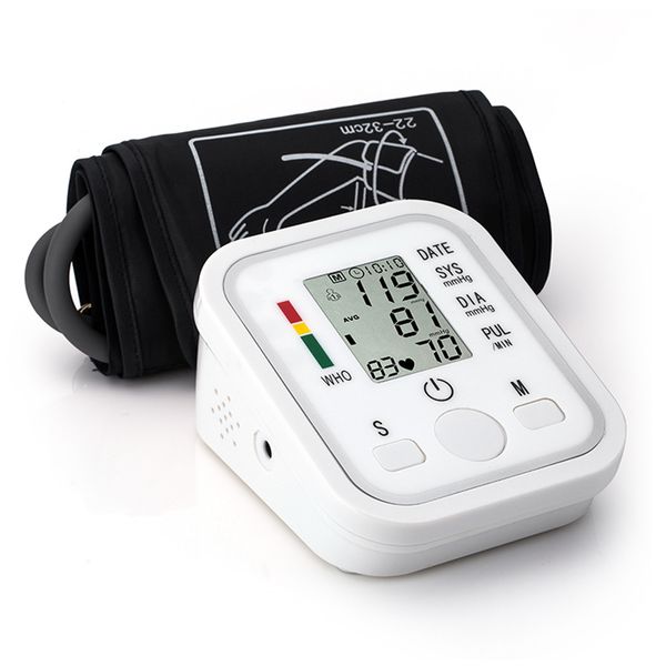 

blood pressure monitor -automatic digital upper arm bp cuff -fast systolic & diastolic readings -2-person -mode-3.5" large lcd display