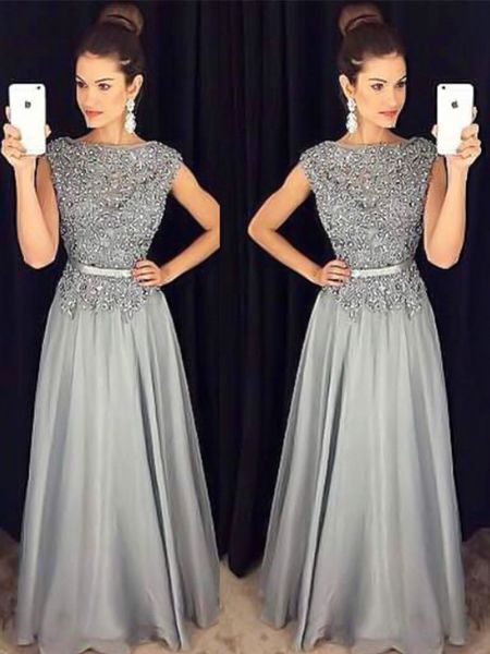 grey lace pearls evening dresses elegant long cap sleeve bateau 30d chiffon robes dresses evening wear formal gowns prom dress, Black;red
grey lace pearls evening dresses elegant long cap sleeve bateau 30d chiffon robes dresses evening wear formal gowns prom dress, Black;red