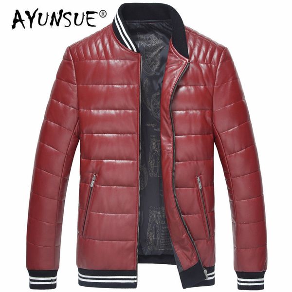 ayunsue leather jacket 2019 winter duck down jacket men sheepskin coat korean fashion baseball jackets veste homme 15z1507 yy294, Black
ayunsue leather jacket 2019 winter duck down jacket men sheepskin coat korean fashion baseball jackets veste homme 15z1507 yy294, Black
