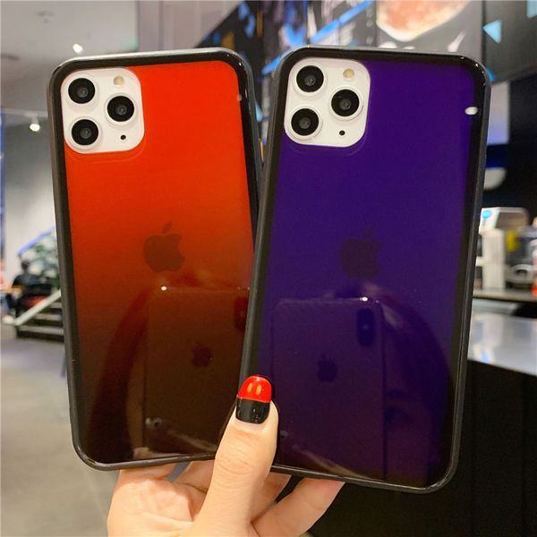 new arrived clear tempered glass case for iphone 11 11pro 11promax xs max xr 7 8 6 plus gradient color blue ray aurora skin back phone cover
new arrived clear tempered glass case for iphone 11 11pro 11promax xs max xr 7 8 6 plus gradient color blue ray aurora skin back phone cover