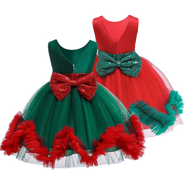 xmas baby girls dress kids sequins bow sleeveless lace tutu christmas princess dresses fashion boutique ball gown children clothing m610, Red;yellow
xmas baby girls dress kids sequins bow sleeveless lace tutu christmas princess dresses fashion boutique ball gown children clothing m610, Red;yellow