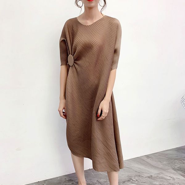womengaga 2020 summer new womens medium-length dress o-neck pleated bouncy solid short-sleeve casual loose streetwear a208, Black;gray
womengaga 2020 summer new womens medium-length dress o-neck pleated bouncy solid short-sleeve casual loose streetwear a208, Black;gray