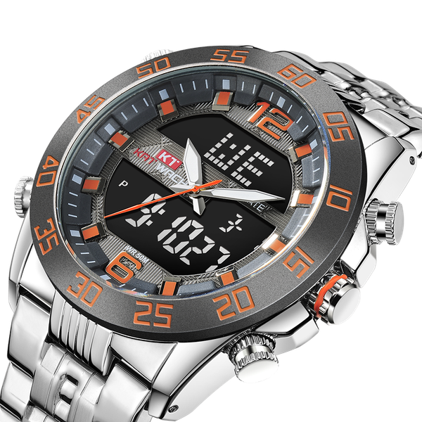 watche waterproof male wrist watch men relogio dourado masculino watches men's analog sport digital quartz, Slivery;brown
watche waterproof male wrist watch men relogio dourado masculino watches men's analog sport digital quartz, Slivery;brown