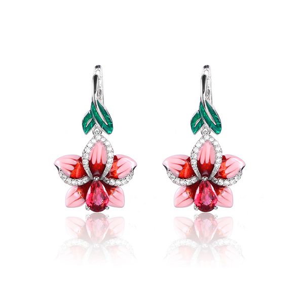 pink flower silver earrings for women long earrings long silver 925 cubic zircon jewelry enamel, Golden;silver
pink flower silver earrings for women long earrings long silver 925 cubic zircon jewelry enamel, Golden;silver