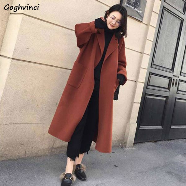woolen coats women thicker solid simple black coat long sleeve womens clothing korean fashions females ladies belt pockets soft
woolen coats women thicker solid simple black coat long sleeve womens clothing korean fashions females ladies belt pockets soft