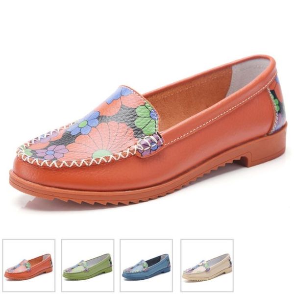 2020 tide women shoes genuine leather fashion print flowers comfortable flats women's casual shoes, Black
2020 tide women shoes genuine leather fashion print flowers comfortable flats women's casual shoes, Black
