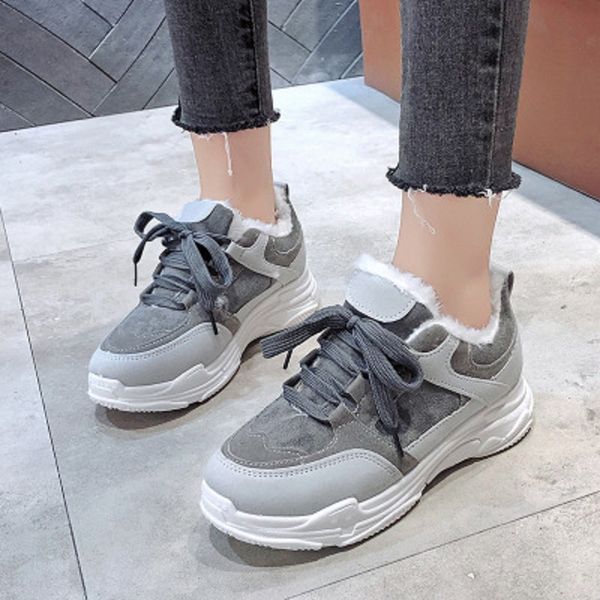 winter 2019 plus velvet thickening wedges women's shoes trend harajuku style student casual shoes warm cotton shoe, Black
winter 2019 plus velvet thickening wedges women's shoes trend harajuku style student casual shoes warm cotton shoe, Black