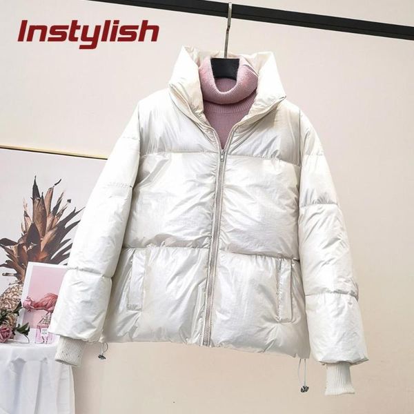 instylish зимней мода распашонка зима толстых пальто корейского stand шея puffer jacket vintage глянцевая parka плюс размер, Black
instylish зимней мода распашонка зима толстых пальто корейского stand шея puffer jacket vintage глянцевая parka плюс размер, Black