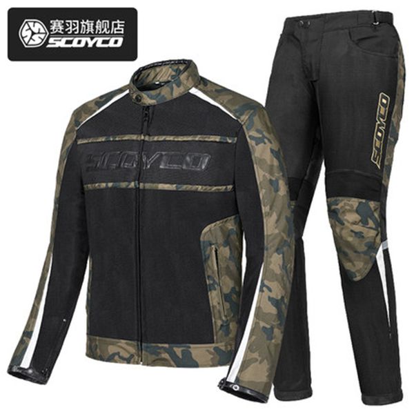 scoyco motorcycle suit summer jacket camouflage suit riding jacket racing breathable waterproof protective equipment
scoyco motorcycle suit summer jacket camouflage suit riding jacket racing breathable waterproof protective equipment