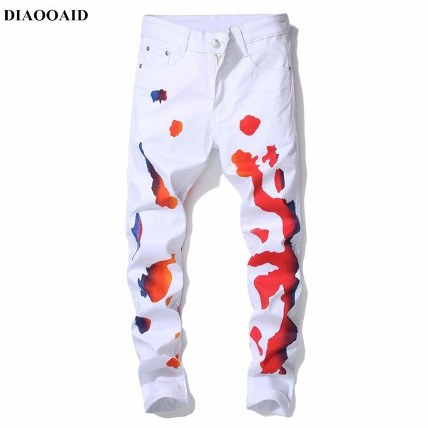 diaooaid 2018 print pants men slim flower pants fashion trend elastic feet trousers male skinny destroyed denim jeans, Blue
diaooaid 2018 print pants men slim flower pants fashion trend elastic feet trousers male skinny destroyed denim jeans, Blue