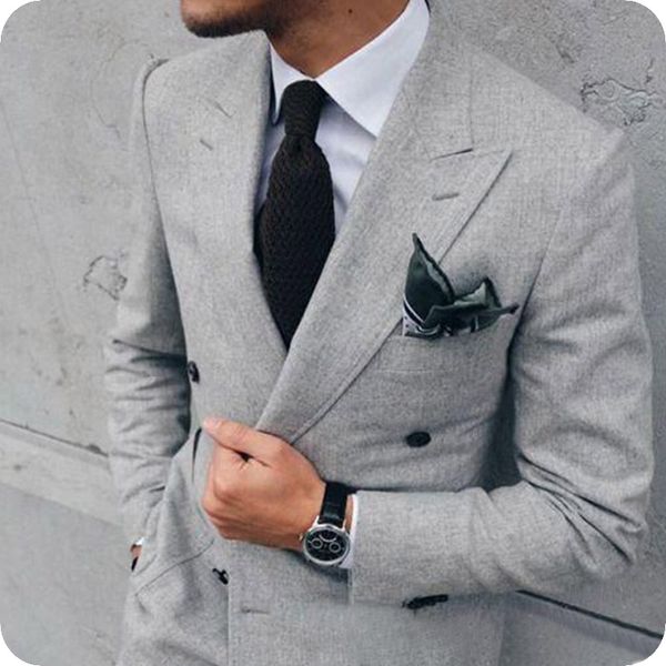 men suits light grey double breasted wedding suits slim fit custom made bridegroom formal blazer groom wear tailored tuxedos jacket+pants, White;black
men suits light grey double breasted wedding suits slim fit custom made bridegroom formal blazer groom wear tailored tuxedos jacket+pants, White;black