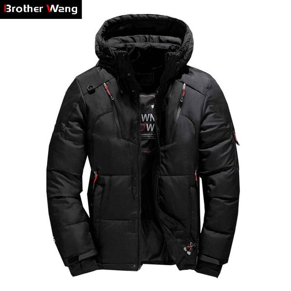 2019 winter new men's down jacket fashion casual hooded slim fit warm thick white duck down coat brand clothes blue orange, Black
2019 winter new men's down jacket fashion casual hooded slim fit warm thick white duck down coat brand clothes blue orange, Black