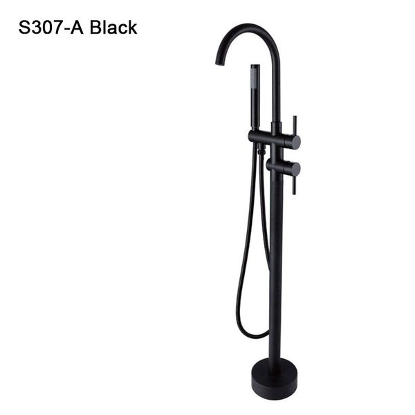 Black Luxury bathroom Floor Stand Shower Faucet Brass Floor Mounted Bathtub Mixer Tap Tub Faucet Set Black
Black Luxury bathroom Floor Stand Shower Faucet Brass Floor Mounted Bathtub Mixer Tap Tub Faucet Set Black