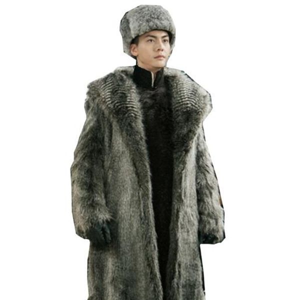 furry men coats 2019 men's flurry winter faux fur jacket long windbreaker thick warm oversized 3xl 4xl 5lx 6xl overcoats j82, Black
furry men coats 2019 men's flurry winter faux fur jacket long windbreaker thick warm oversized 3xl 4xl 5lx 6xl overcoats j82, Black