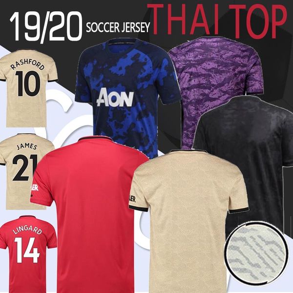 

Thailand fc manche ter pogba occer jer ey 2019 2020 lingard lukaku ra hford football hirt united utd 19 20 uniform man kid jer ey