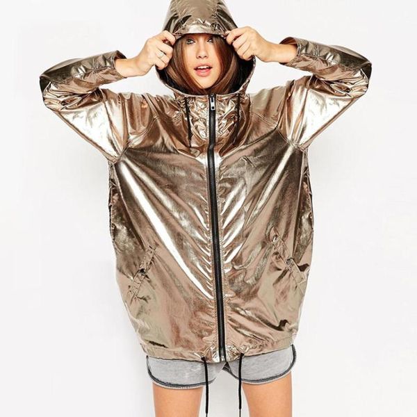 rock coat gold jacket women hooded zipper punk rock dance wear casual outerwear chaquetas mujer, Black;brown
rock coat gold jacket women hooded zipper punk rock dance wear casual outerwear chaquetas mujer, Black;brown