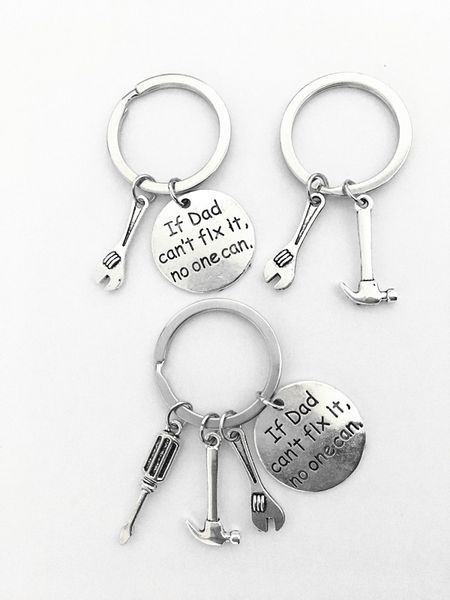 new style ancient silver if dad can't fix it no one can letter hammer wrench screwdriver widget keychain keyring couple jewelry gifts, Slivery;golden
new style ancient silver if dad can't fix it no one can letter hammer wrench screwdriver widget keychain keyring couple jewelry gifts, Slivery;golden