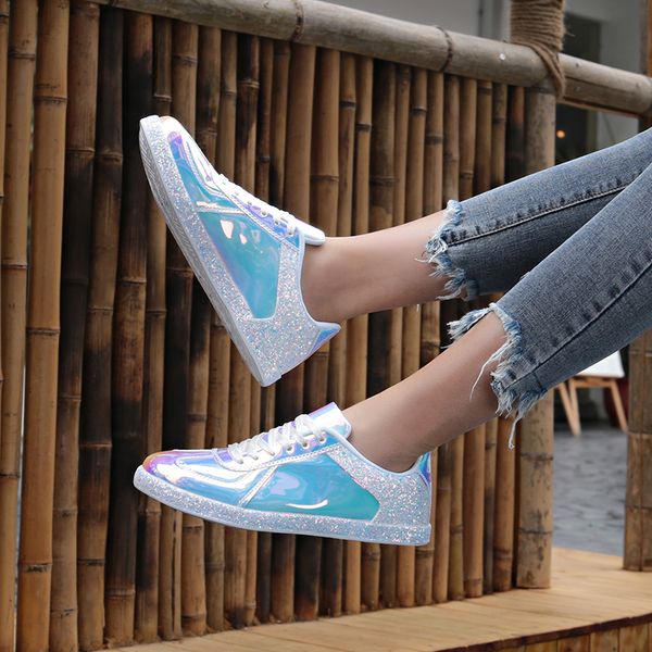 woman shoes casual sneakers plateform glitter shinny bling shoes fashion casual woman lady running flats sneakers espadrilles, Black
woman shoes casual sneakers plateform glitter shinny bling shoes fashion casual woman lady running flats sneakers espadrilles, Black