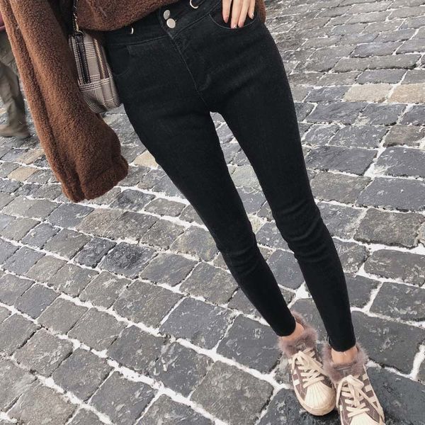 2020 mishow autumn winter causal style women thermal pencil pants high waist skinny black plush jeans mx18d2350, Black;white
2020 mishow autumn winter causal style women thermal pencil pants high waist skinny black plush jeans mx18d2350, Black;white