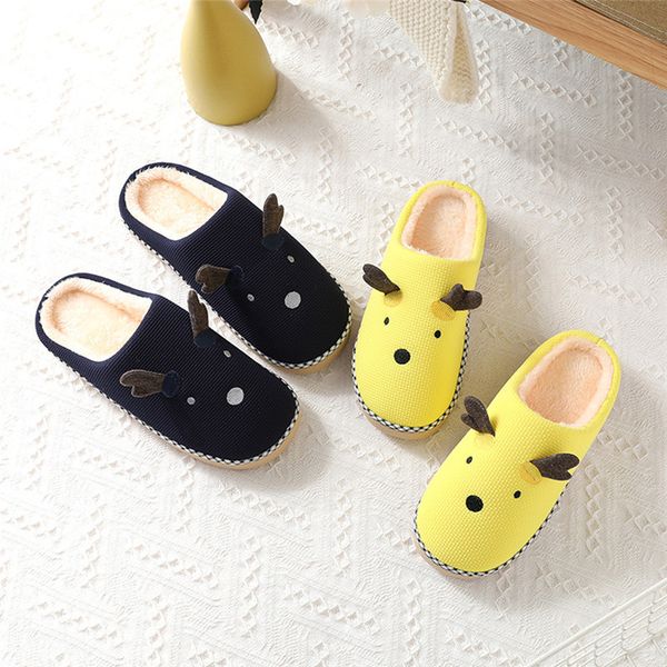winter men's slippers plush warm cotton home slippers christmas elk indoor shoes soft plush floor shoes men zapatos de mujer v8, Black
winter men's slippers plush warm cotton home slippers christmas elk indoor shoes soft plush floor shoes men zapatos de mujer v8, Black