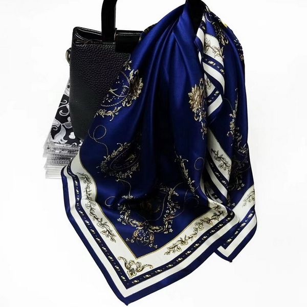 women scarf luxury square scarf hair tie band for party shopping women elegant women wrap handkerchief bandana accessories 70cm*70cm #4206, Blue;gray
women scarf luxury square scarf hair tie band for party shopping women elegant women wrap handkerchief bandana accessories 70cm*70cm #4206, Blue;gray